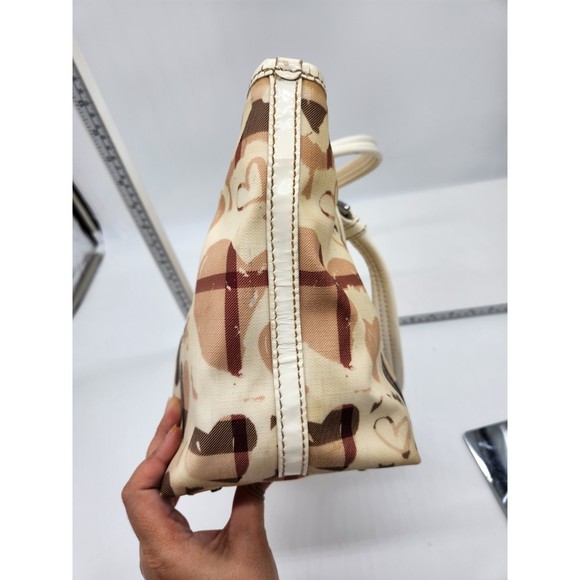 BURBERRY NOVACHECK HEART TOTE BAG 211BURXGH - Picture 8 of 15